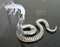 Lazer Kesim Yılan 3mm DXF Dosyası