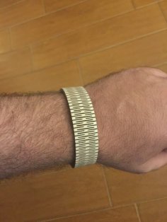 Lazer Kesim Ahşap Düz Bileklik 200mm DXF Dosyası