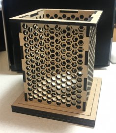 Lazer Kesim Mum Tealight Mumluğu SVG Dosyası