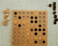 Lazer Kesim Othello (Reversi) Oyunu SVG Dosyası