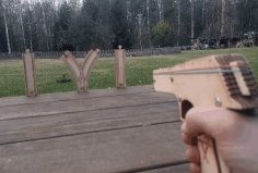 Lazer Kesim Lastik Atan Desert Eagle Silahı SVG Dosyası