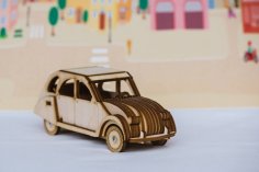 Lazer Kesim Citroen 2CV DXF Dosyası