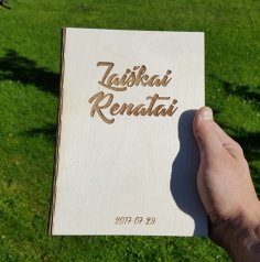 Lazer Kesim A5 Klasör SVG Dosyası
