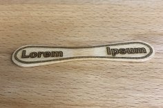 Lazer Kesim Çubuk Dondurma Sanatı SVG Dosyası