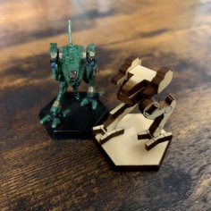 Lazer Kesim Battletech Çekirge SVG Dosyası