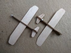 Lazer Kesim Balsa Planör DXF Dosyası