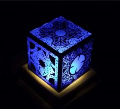Lazer Kesim Lemarchand Kutusu DXF Dosyası