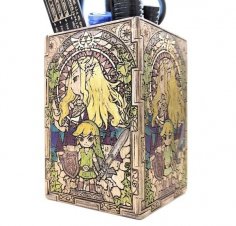 Lazer Kesim Zelda Kalemlik SVG Dosyası