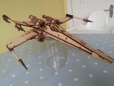 Lazer Kesim X-wing Starfighter 3mm SVG Dosyası