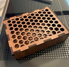 Lazer Kesim Hediye Kartı Kutusu 4mm SVG Dosyası