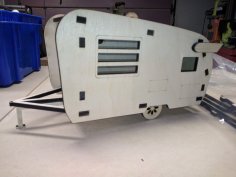Lazer Kesim Karavan Kuş Yuvası DXF Dosyası