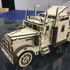 Lazer Kesim Kenworth W900 3D Puzzle Ücretsiz Vektör