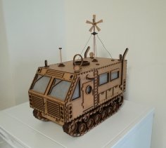 Lazer Kesim Kharkovchanka 3D Puzzle DXF Dosyası
