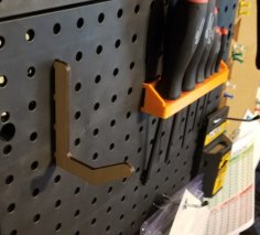 Lazer Kesim Pegboard J Kancaları SVG Dosyası