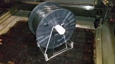 Lazer Kesim Filament Makarası Tutucu Ücretsiz Vektör