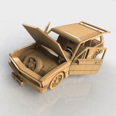 Lazer Kesim Volkswagen Brasilia Ücretsiz Vektör