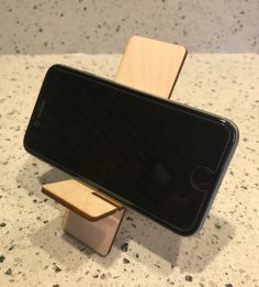Lazer Kesim Ayarlanabilir Telefon Tutucu 3mm DXF Dosyası