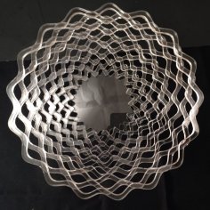 Lazer Kesim Akrilik Basit Sepet SVG Dosyası