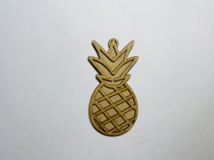 Lazer Kesim Ananas Katmanlı Şekil El Sanatları Kapı Süsü İçin Ücretsiz Vektör