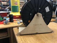 Lazer Kesim Filament Makarası Tutucu DXF Dosyası