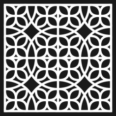 CNC Lazer İçin Modern Jali Desen Tasarımları Ücretsiz Vektör
