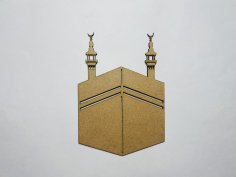 Lazer Kesim Kabe Mekke Ücretsiz Vektör