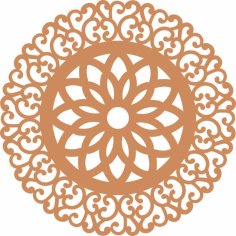 Daire Mandala Sanatı Ücretsiz Vektör