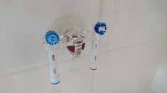 Lazer Kesim Diş Fırçası Başlığı Tutucu Akrilik 8mm Ücretsiz Vektör