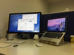 Lazer Kesim Macbook Pro Standı 4mm DXF Dosyası