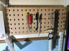 Lazer Kesim Mini Delikli Panel DXF Dosyası