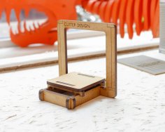 Lazer Kesim 3D Yazıcı Minyatürü Prusa i3 Ücretsiz Vektör