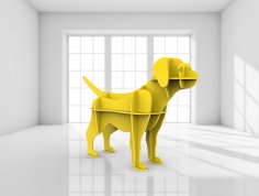 Lazer Kesim Köpek Rafı DXF Dosyası