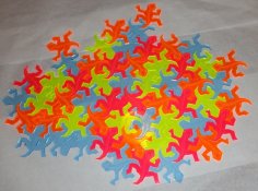 Lazer Kesim Escher Tarzı Döşeme Kertenkeleleri DXF Dosyası