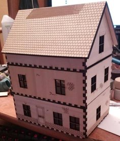 Lazer Kesim Dokulu Fırın Binası DXF Dosyası