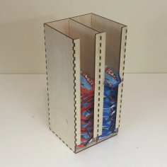 Lazer Kesim Clif Bar Saklama Kulesi DXF Dosyası
