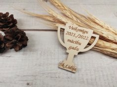 Lazer Kesim Kişiselleştirilmiş Ahşap Kupa DXF Dosyası