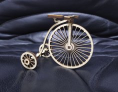 Lazer Kesim Vintage Bisiklet Ücretsiz Vektör
