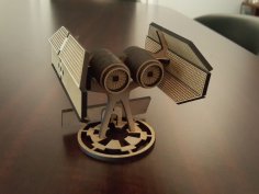 Lazer Kesim Star Wars Tie Bomber DXF Dosyası