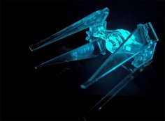 Lazer Kesim Mini TIE Önleme Aracı Ücretsiz Vektör