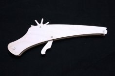 Lazer Kesim Lastik Bant Tabancası 3mm DXF Dosyası