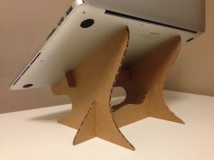 Lazer Kesim Karton Laptop Standı V2 SVG Dosyası