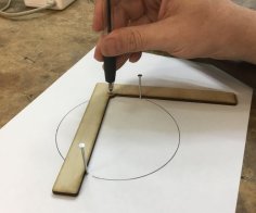 Lazer Kesim Teğet Cetveli