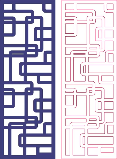 DXF Desen Tasarımları 2D 166 DXF Dosyası DXF çizimi