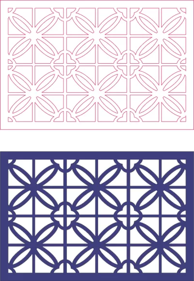 DXF Desen Tasarımları 2B 143 DXF Dosyası DXF çizimi