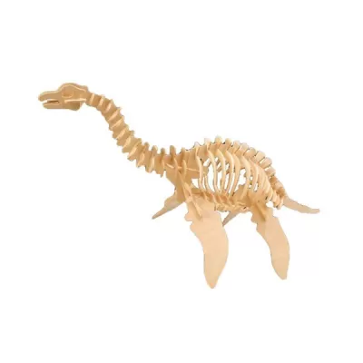 Plesiosaurus 3D Puzzle DXF Dosyası DXF çizimi