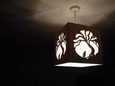 Ay Tavşanı Gece Lambası DXF Dosyası DXF çizimi