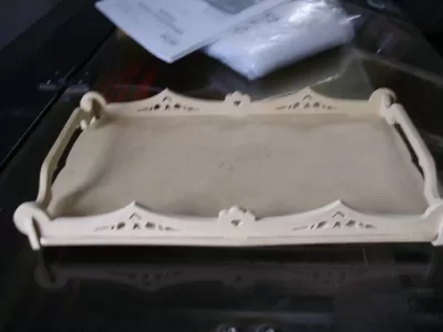 Tepsi Lazer Kesim 3D Puzzle Ücretsiz Vektör CDR çizimi