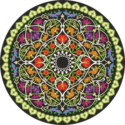Mandala Vektör Sanatı Ücretsiz Vektör CDR çizimi