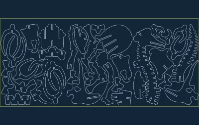 Bronto DXF dosyası DXF çizimi