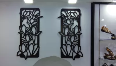 Zarif Oda Dekorasyonu Desen DXF Dosyası DXF çizimi